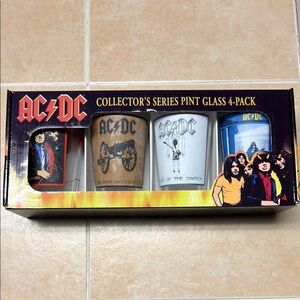 AC/DC Collector's Series Pint Glass 4-Pack